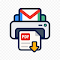 Item logo image for Save Emails from Gmail as PDFs and Print, DOWNLOAD ATTACHMENTS