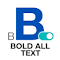 Item logo image for Bold All Text Toggle